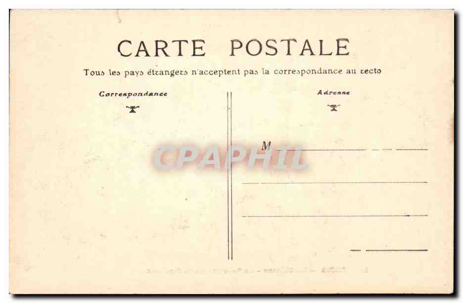 Blois CPA Le chaetau La salle des Etats Generaux — Verso