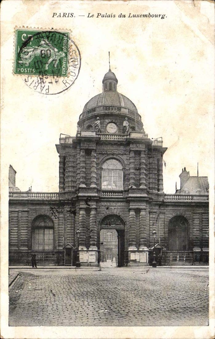Paris CPA Le palais du Luxembourg