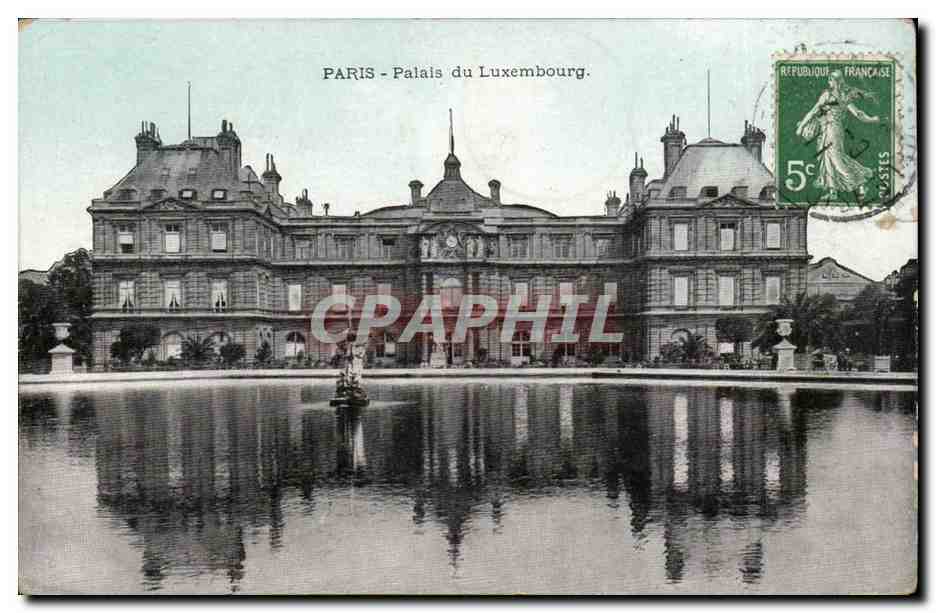 Paris CPA Le palais du Luxembourg