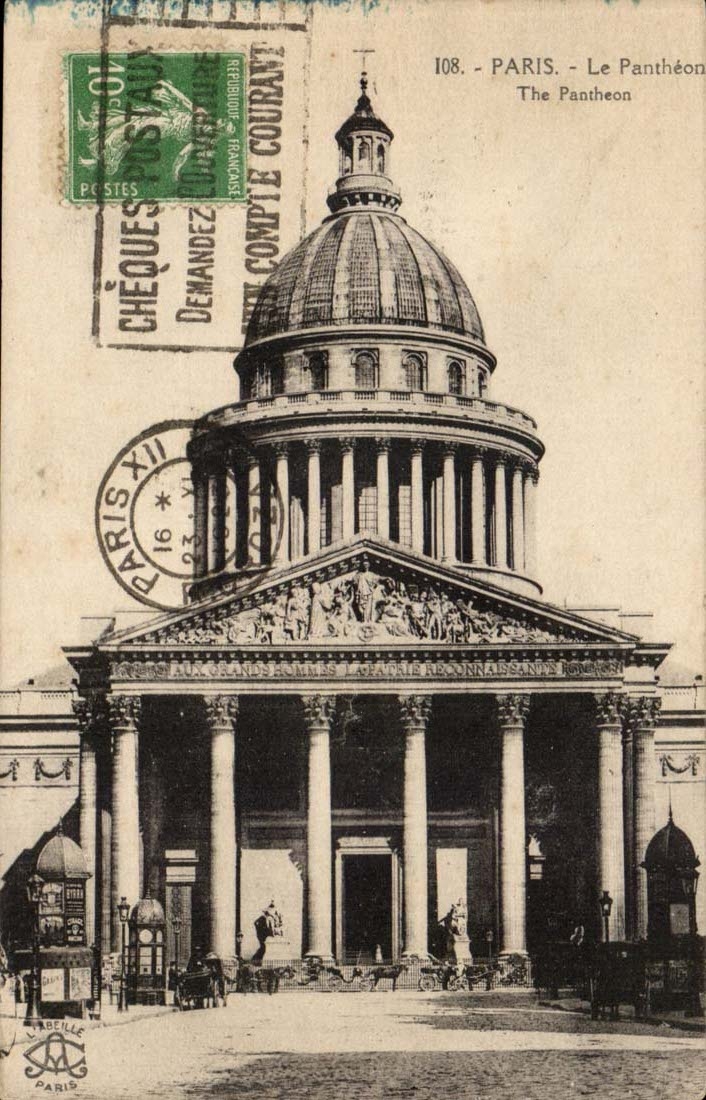 Paris CPA Le pantheon 