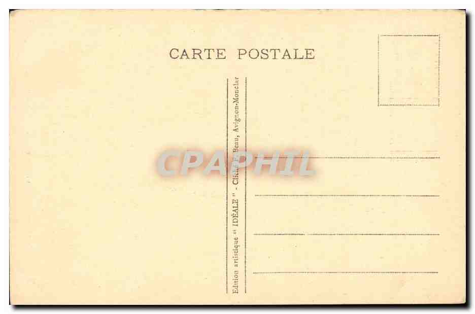 Villeneuve-lès-Avignon (Gard) — Tour Philippe-le-Bel — Édition IDEALE — Rückseite