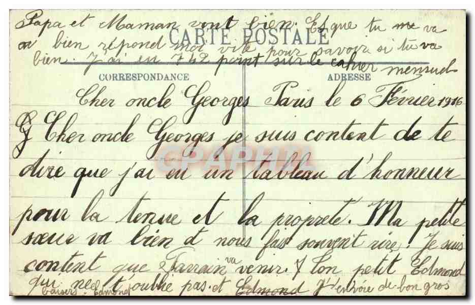 Belfort CPA Le chateau et le lion — Verso