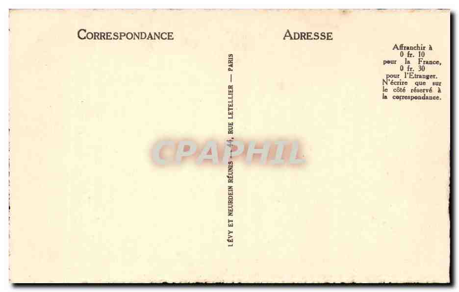 Chamonix CPA Vue generale et les Aiguilles — Verso