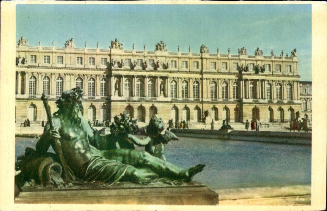 Versailles CPA Corps central du chateau