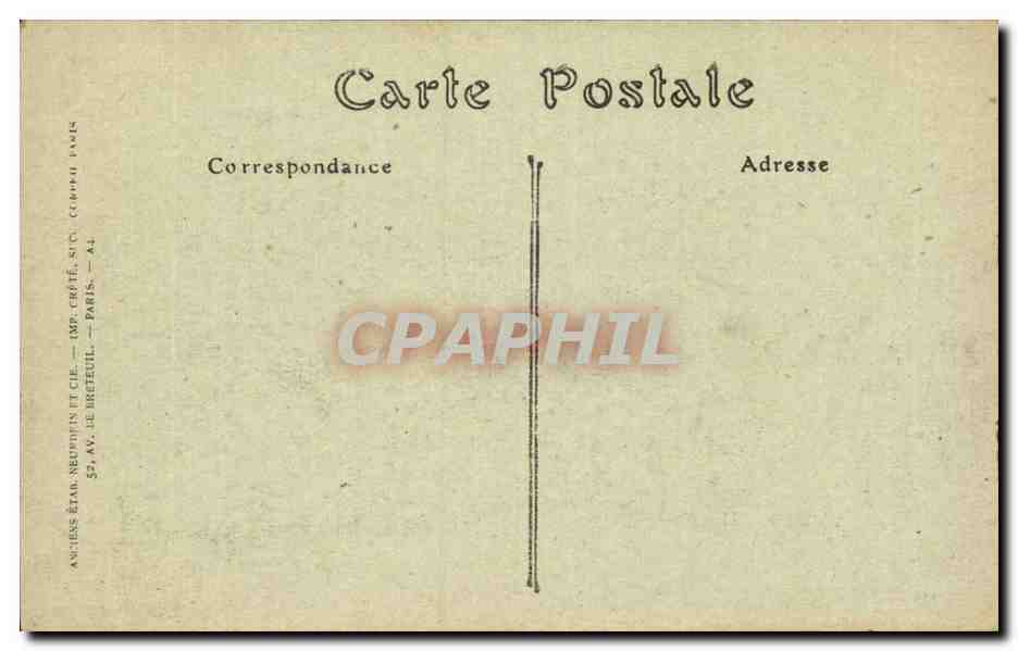 Nice CPA Le palais de al jetee promenade — Rückseite