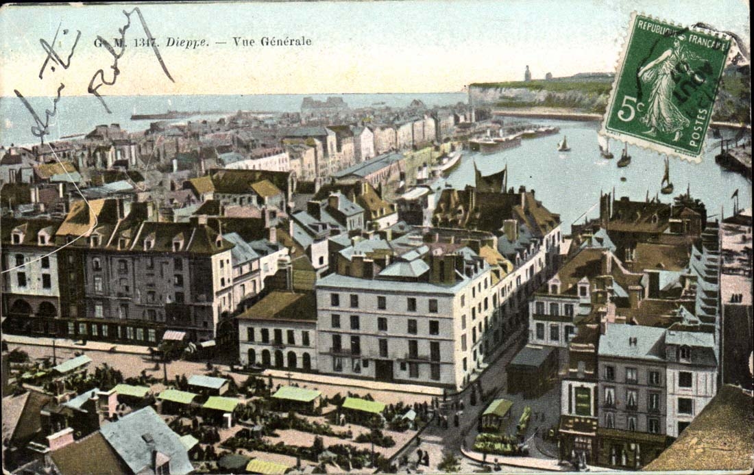 Dieppe CPA Vue generale
