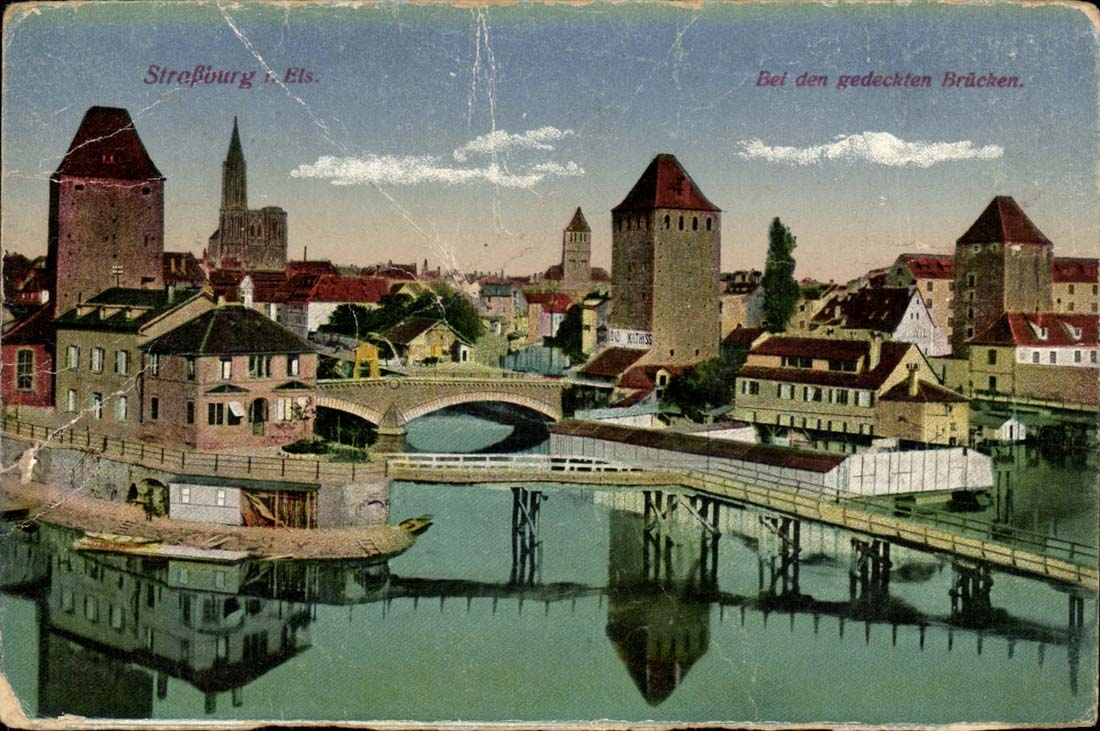 strasbourg CPA Bei den gedeckten Brucken