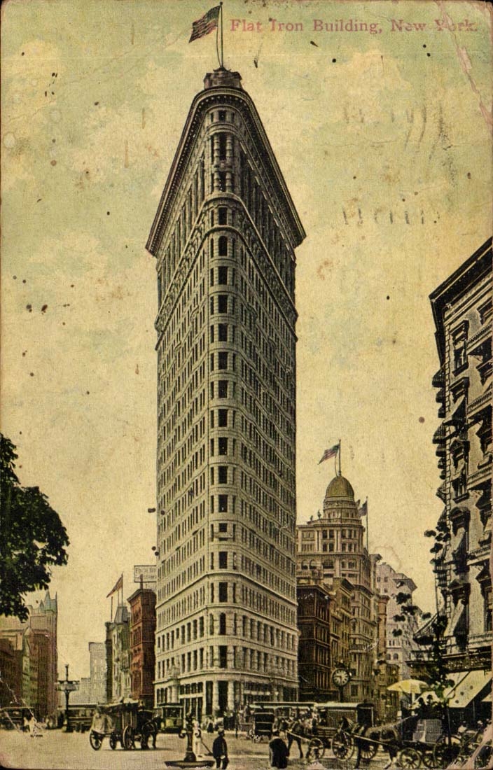 CPA Etats Unis Flat from building New York