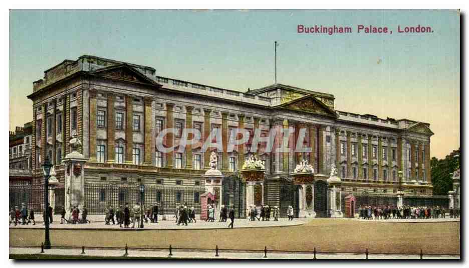 Grande Bretagne London Londres CPA Buckingham Palace