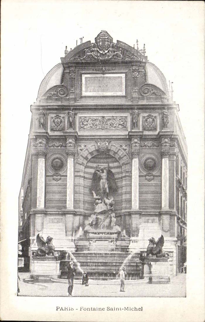 Paris CPA Fontaine Saint Michel