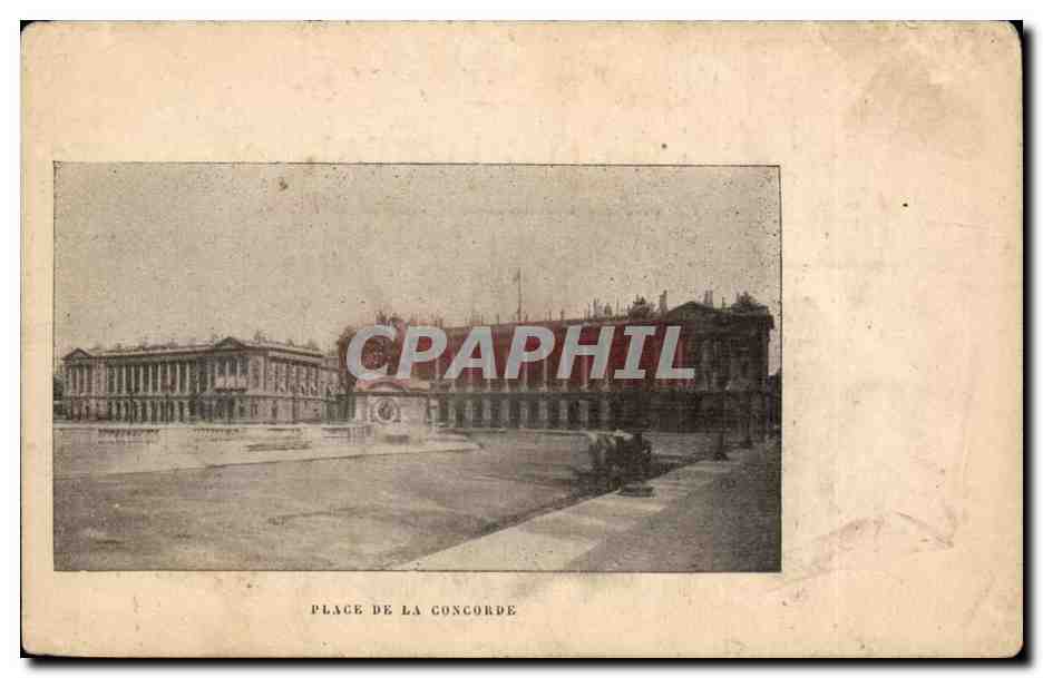 Paris CPA Place de la Concorde