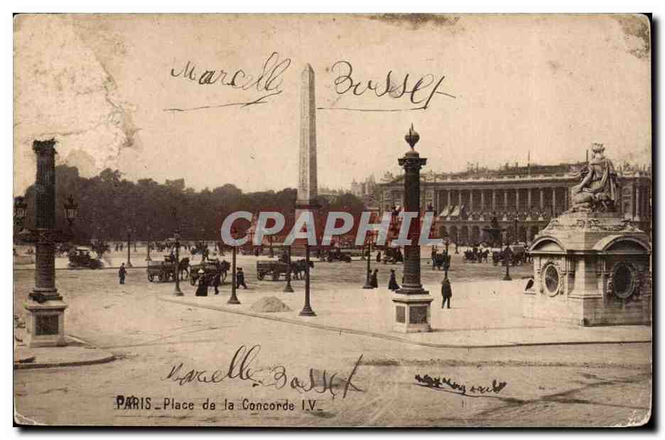 Paris CPA Place de la Concorde