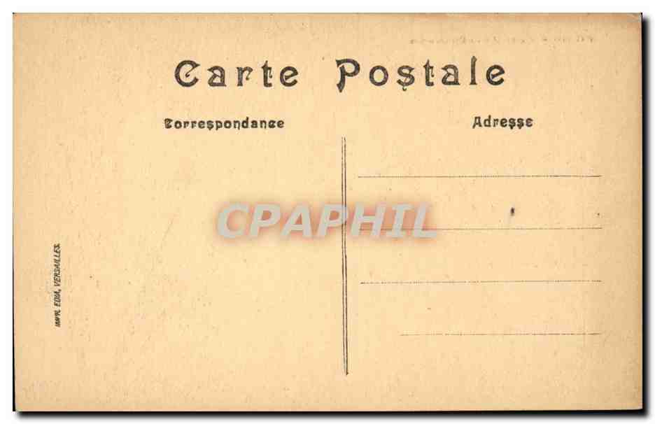 Paris CPA Place de la Concorde — Rückseite