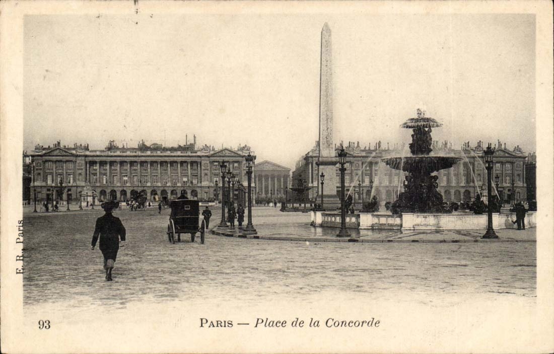 Paris CPA Place de la Concorde 