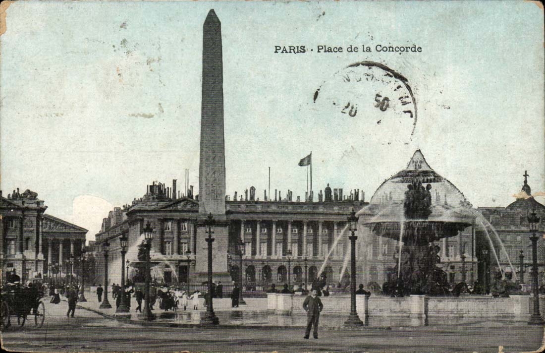 Paris CPA Place de la Concorde 