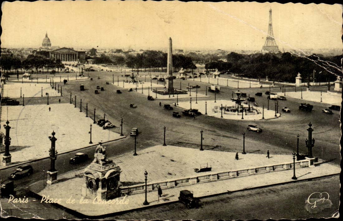 Paris CPA Place de la Concorde 
