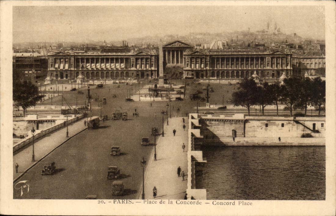 Paris CPA Place de la Concorde 