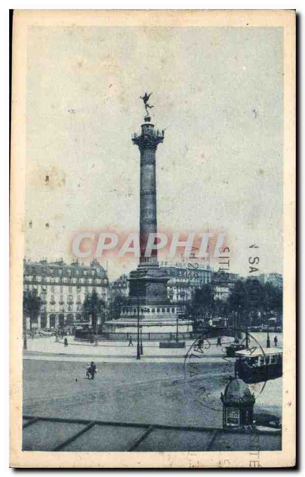 Paris CPA Place de la Bastille