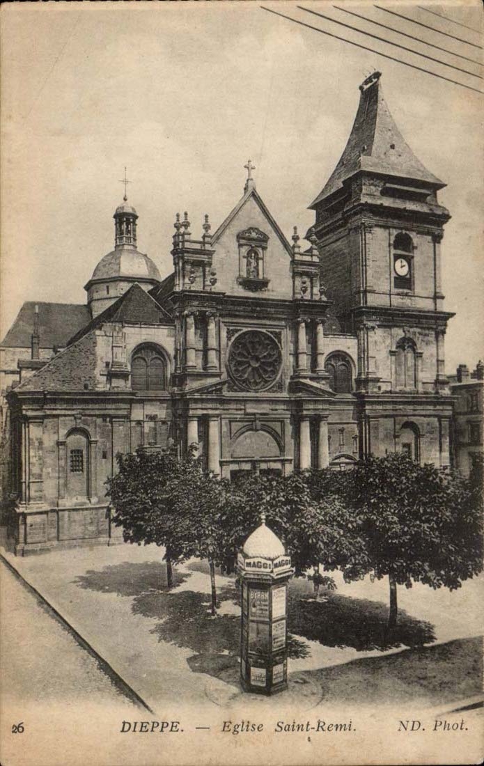 Dieppe CPA Eglise Saint Remi