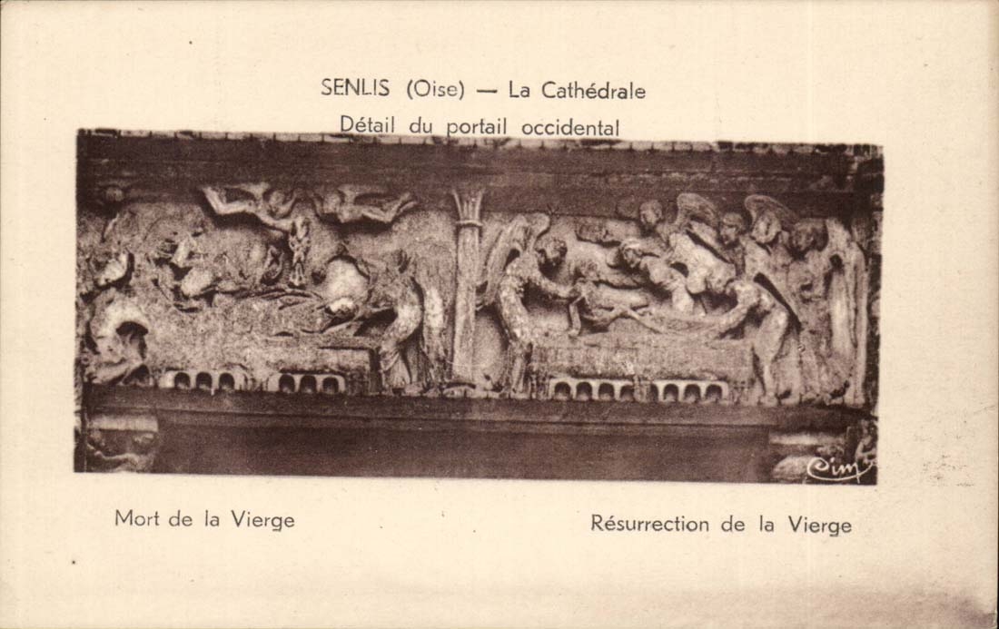 Senlis (Oise) — La Cathédrale — Détail du portail occidental
