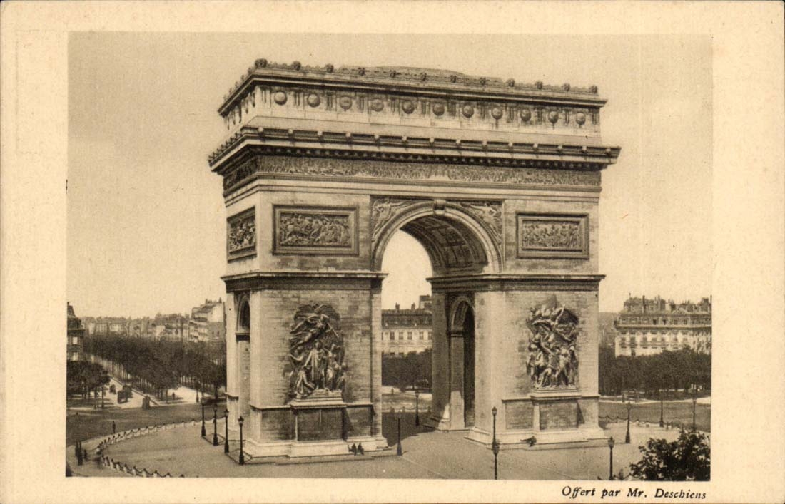 Paris CPA Arc de TRiomphe (carte Journees medicales de Paris)