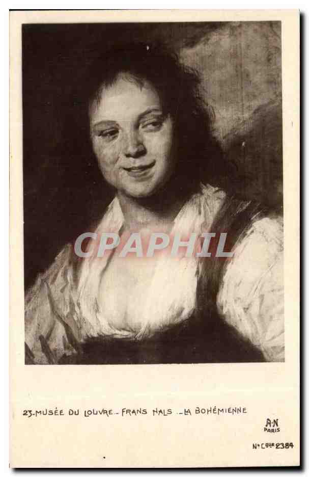 CPA Musee du Louvre Frans Nals La bohemienne