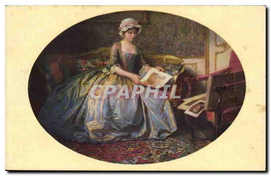 CPA V Schramm Kunstgenuss (jeune femme)