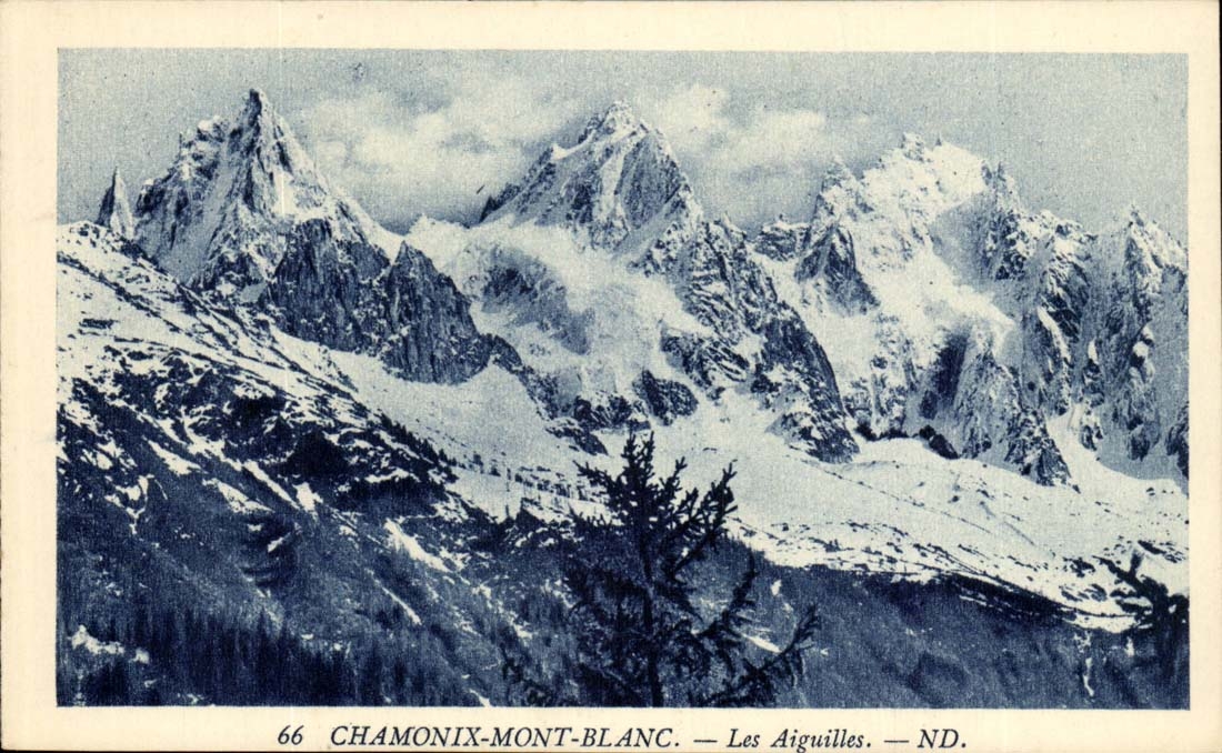 Chamonix Mont Blanc CPA Les aiguilles