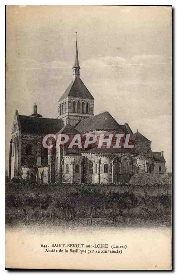 Saint-Benoît-sur-Loire — Abside de la Basilique (XIe au XIIe siècle) — CPAPHIL n°644