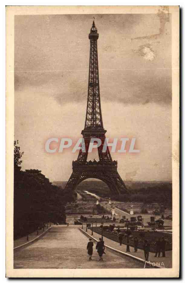 Paris CPA La Tour Eiffel