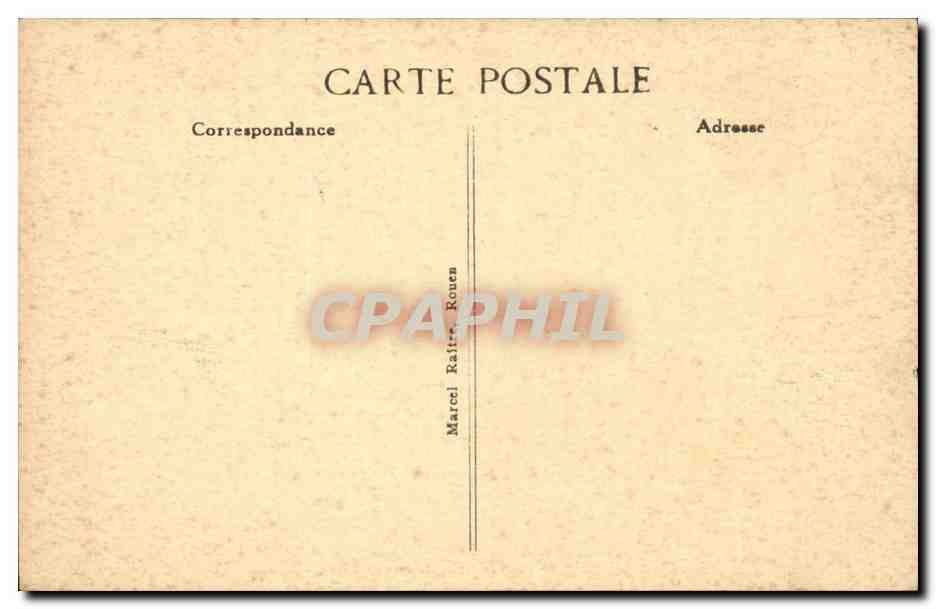 Rouen CPA Portails de la Cathedrale — Verso