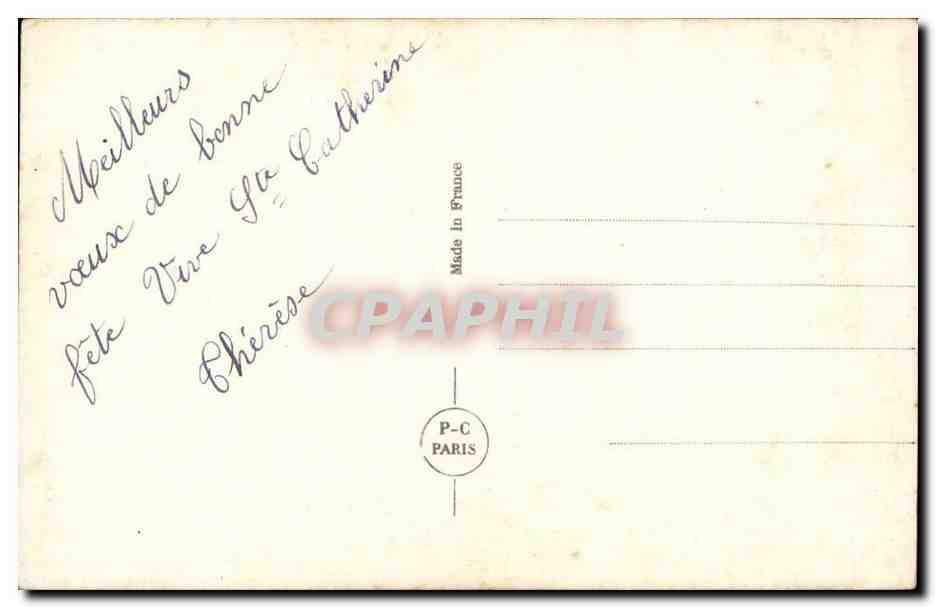CPA Fantaisie Couple — Verso
