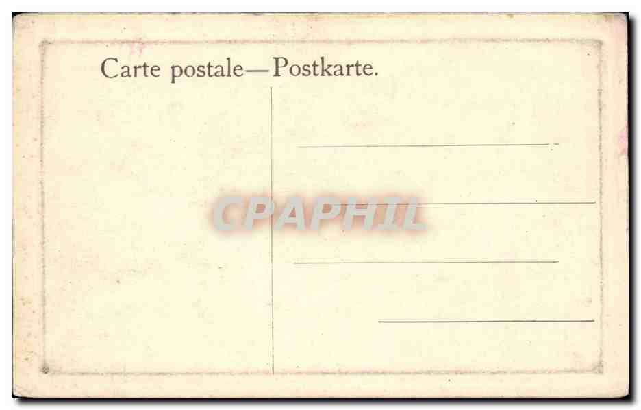 CPA Peinture paysage campagnard (moutons) — Verso