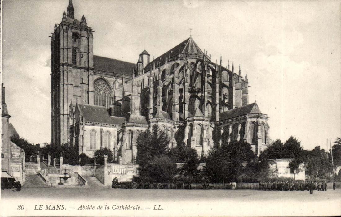 Le Mans — Abside de la Cathédrale — LL. n°30