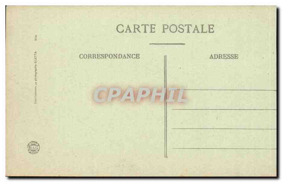 Nice CPA La jetee promenade par un coup de mer Les Mouettes — Rückseite