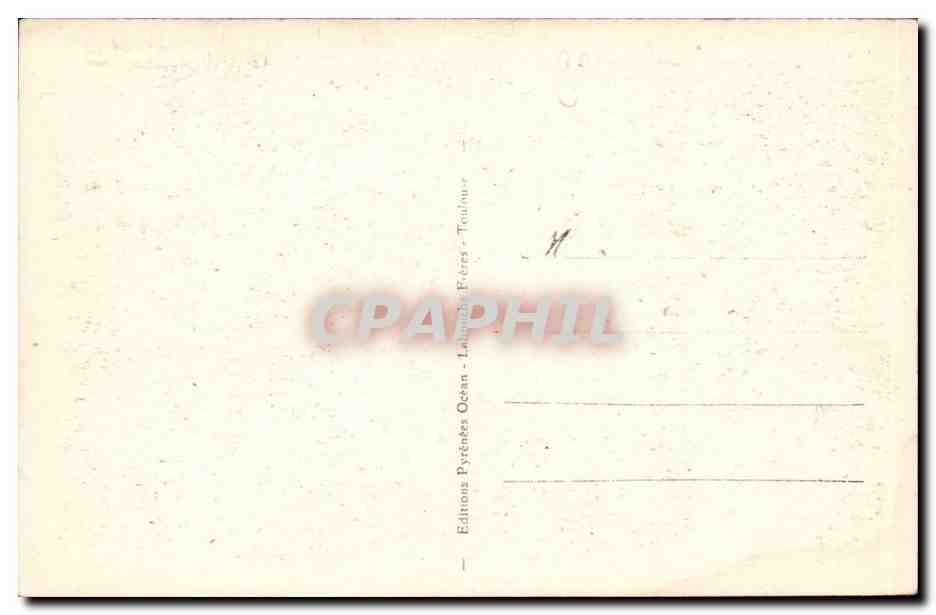 Saint Bertrand de Comminges CPA La galerie des tombeaux — Verso