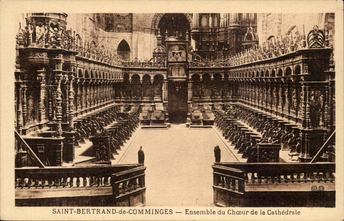 Saint Bertrand de Comminges CPA Ensemble du coeur de la cathedrale