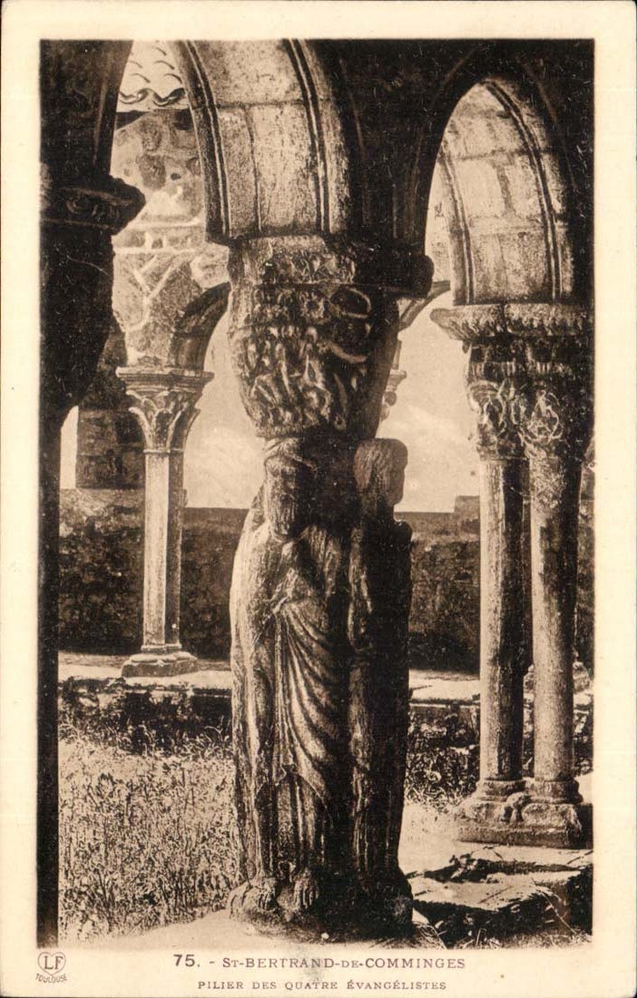 Saint Bertrand de Comminges CPA Pilier des quatre evangelistes