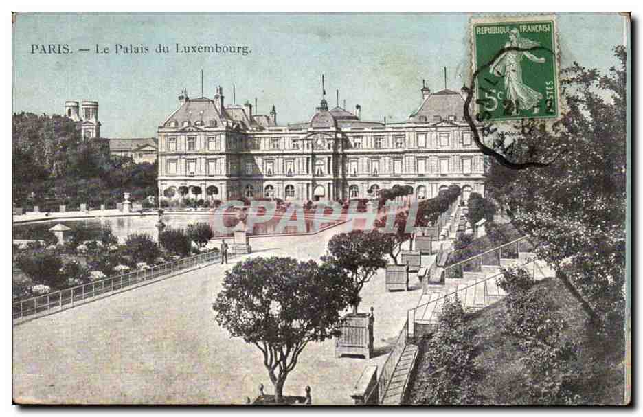 Paris CPA Palais du Luxembourg 
