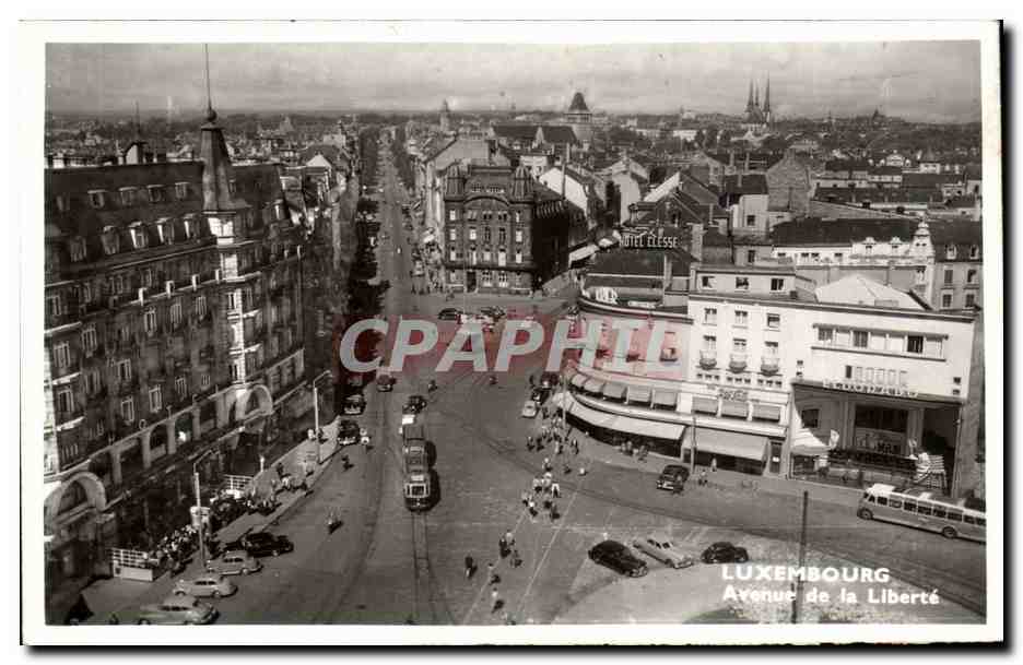 Luxembourg CPA avenue de la liberte (cinema Eldorado) Maison Mai souvenirs