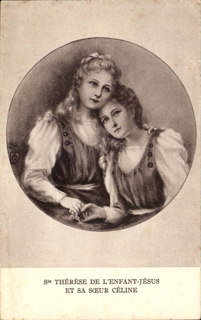 CPA Ste Therese de l'enfant Jesus et sa soeur CEline