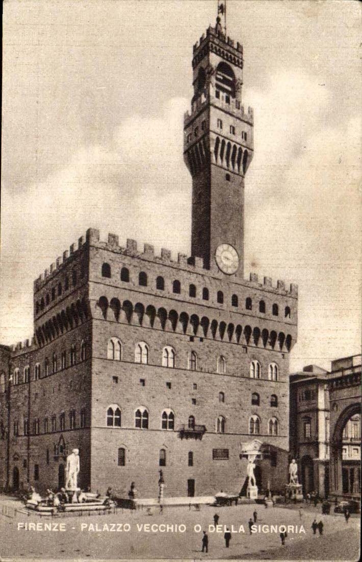 CPA Italie Italia Firenzz Palazzo Vecchio o Della Signoria 