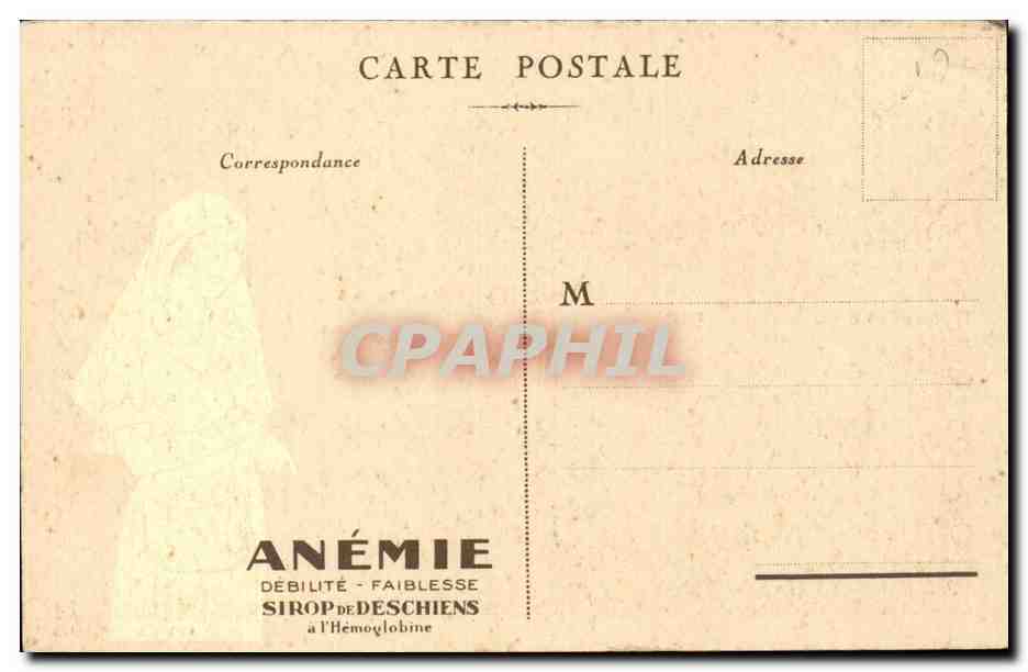 CPA Paris Eglise de la Madeleine — Verso