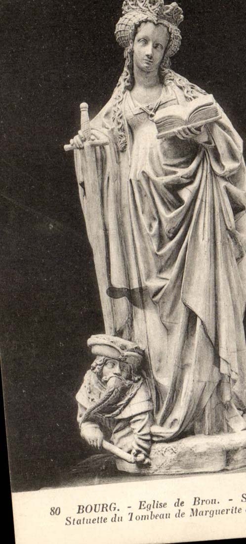 Statuette du Tombeau de Marguerite - Bourg - Église de Bron
