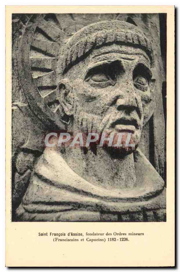 Saint François d'Assise — fondateur des Ordres mineurs — éditeur Unis-France, n°25