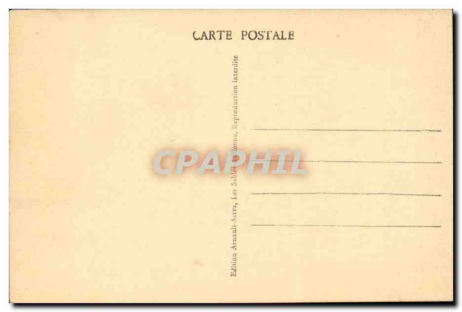 Les SABLES-D'OLONNE — La Tour d'Arundel et les Arcades de la petite Jetée — Édition 'Astra' — Rückseite