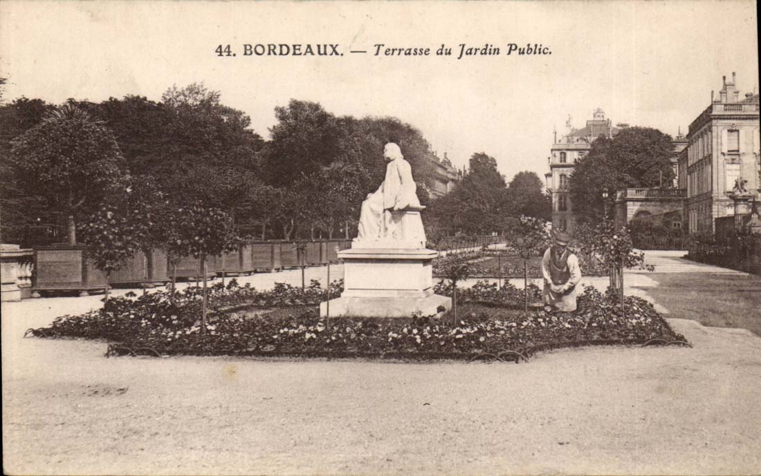 Bordeaux CPA Terrasse du jardin public