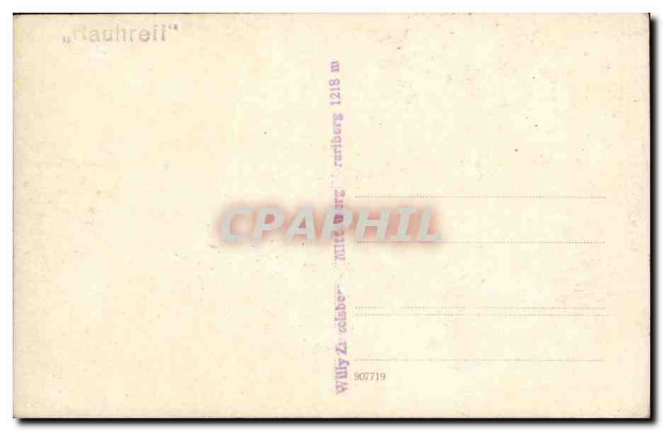 Suisse CPA Rauhreil — Rückseite