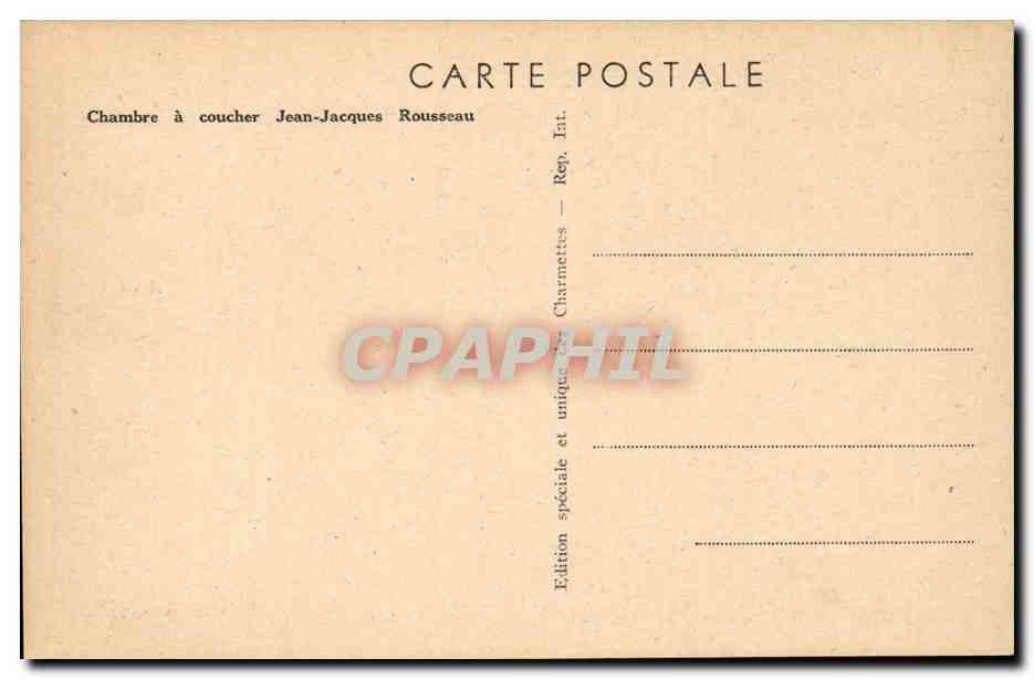 CPA Peinture chambre — Rückseite