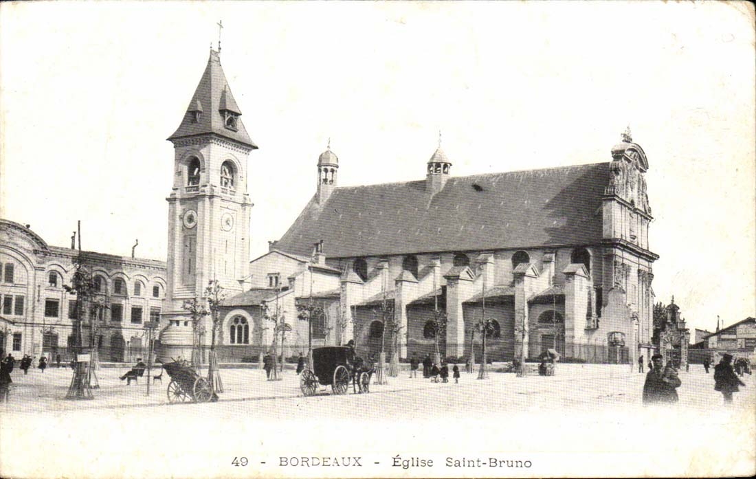Bordeaux CPA Eglise Saint Bruno